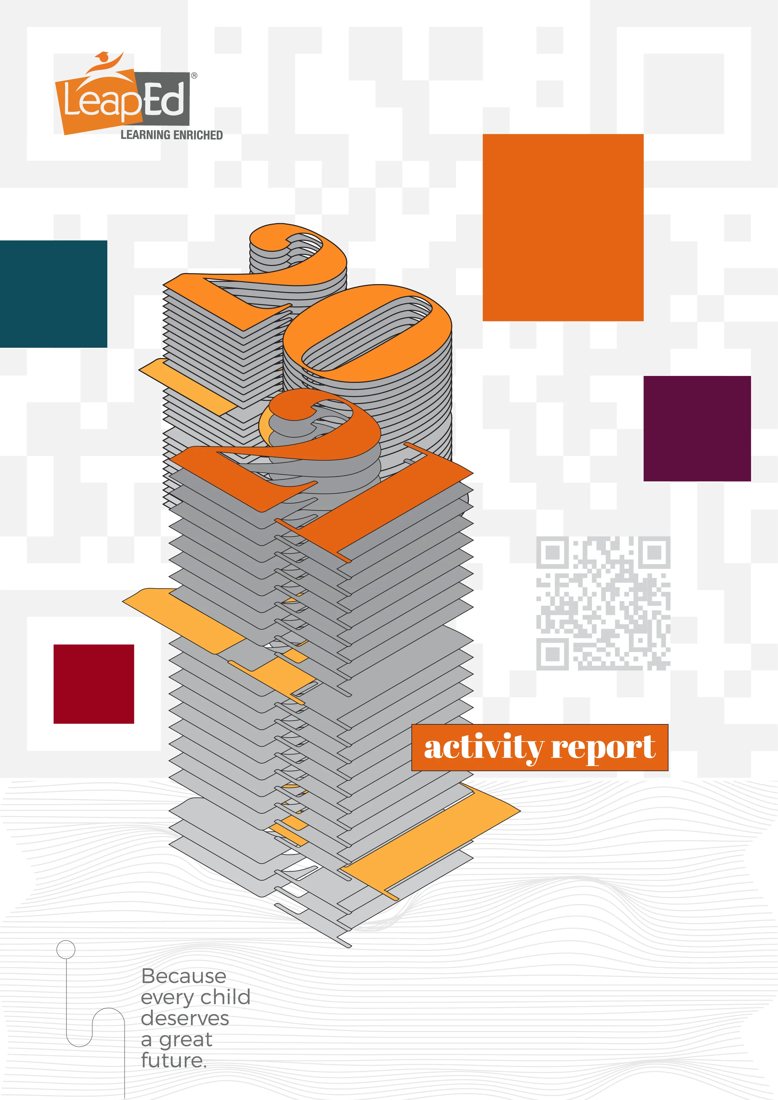 Cover of the LeapEd Activity Report 2021