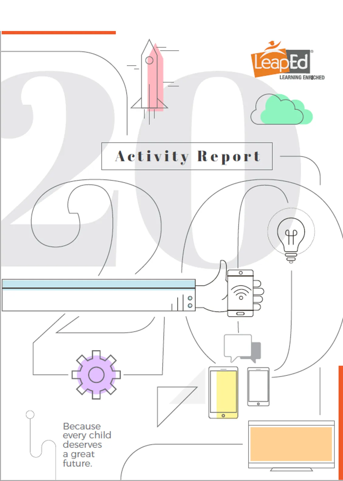 Cover of the LeapEd Activity Report 2020