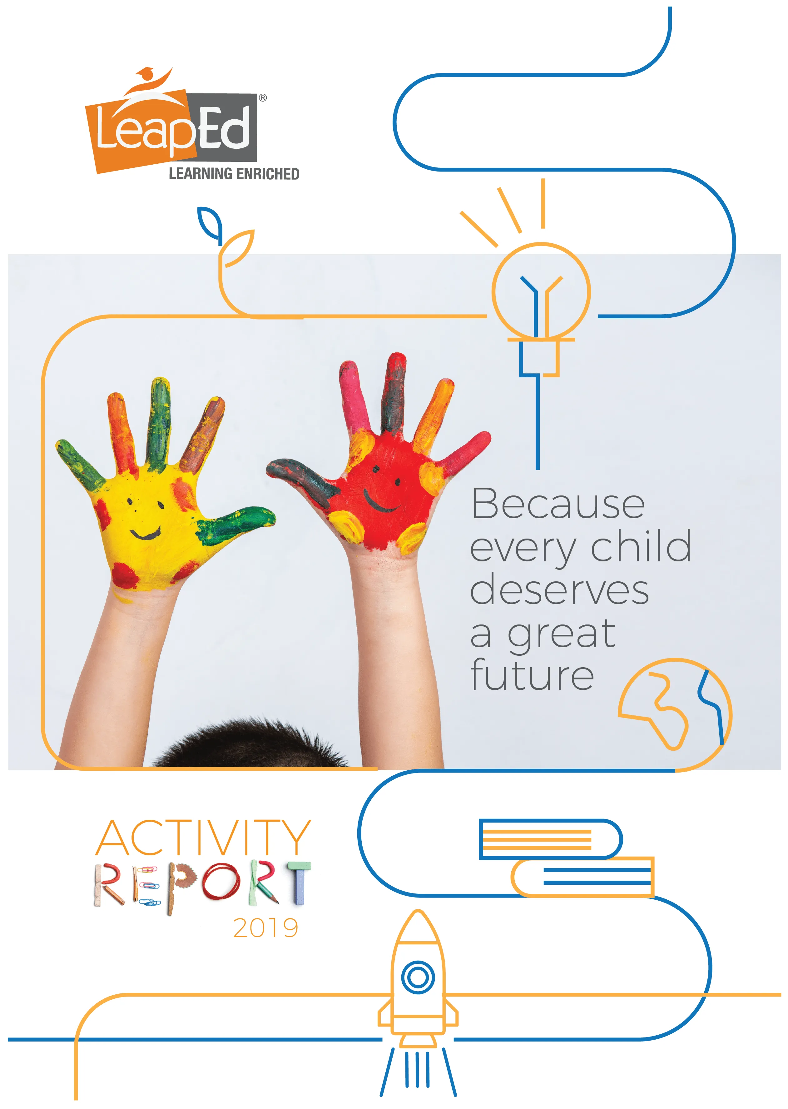 Cover of the LeapEd Activity Report 2019